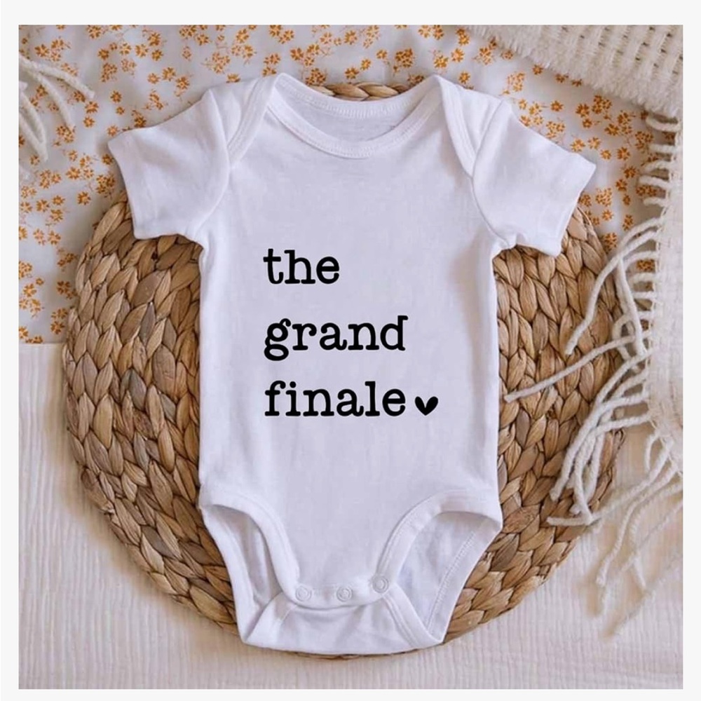 White Baby Onesie - The Grand Finale